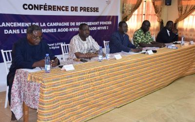 Lancement officiel de la campagne de recensement foncier dans les communes d’Agoé-Nyivé 1 et 2