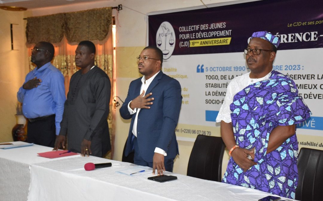 Conférence-Débat : Togo, de la nécessité de préserver la paix et la stabilité sociopolitique pour mieux consolider la démocratie et promouvoir le développement  socio-économique du pays